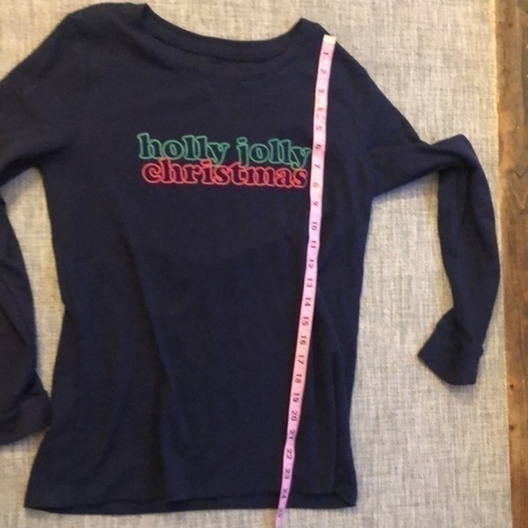 Holly jolly Christmas Jammies for your Families pajama top - Picture 4 of 6